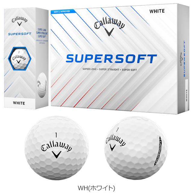 【3ダースセット】キャロウェイ SUPERSOFT ゴルフボール 3ダース 36球入り 日本正規品 2025モデル