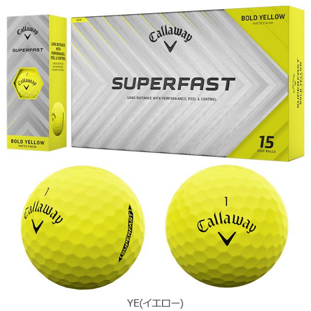 【3箱セット】キャロウェイ SUPERFAST ゴルフボール 3箱 45球入り 日本正規品 2025モデル