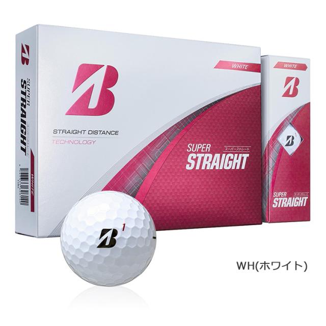 【カラーが選べる 3ダースセット】 ブリヂストンゴルフ SUPER STRAIGHT ゴルフボール 3ダース 36球入り 2025モデル