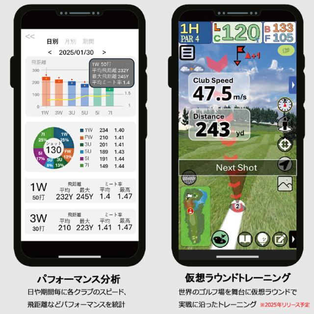 Shot Navi Shot Tracker ゴルフセンサー 3個セット データでゴルフは
