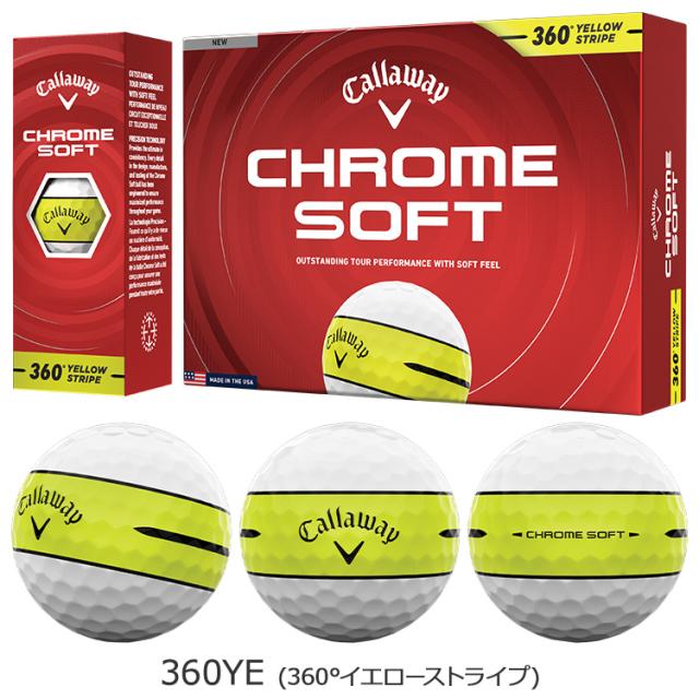 【当店在庫】【3ダースセット】キャロウェイ クロムソフト ゴルフボール 3ダース 36球入り 2026モデル 日本正規品