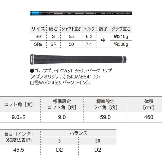 ミズノ JPX ONE SELECT ドライバー 日本仕様 2026モデル_6