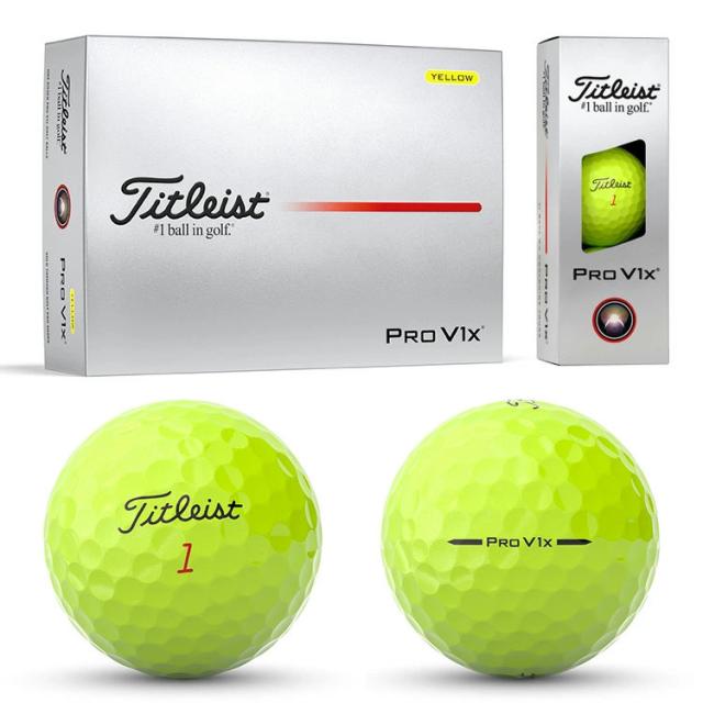 【3ダースセット】タイトリスト プロ V1x ゴルフボール 3ダース 36球入り 日本正規品 2025モデル