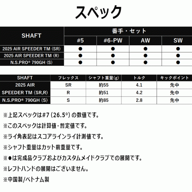 テーラーメイド Qi MAX LITE アイアン 単品 N.S.PRO 790GH スチール 2025モデル 日本仕様
