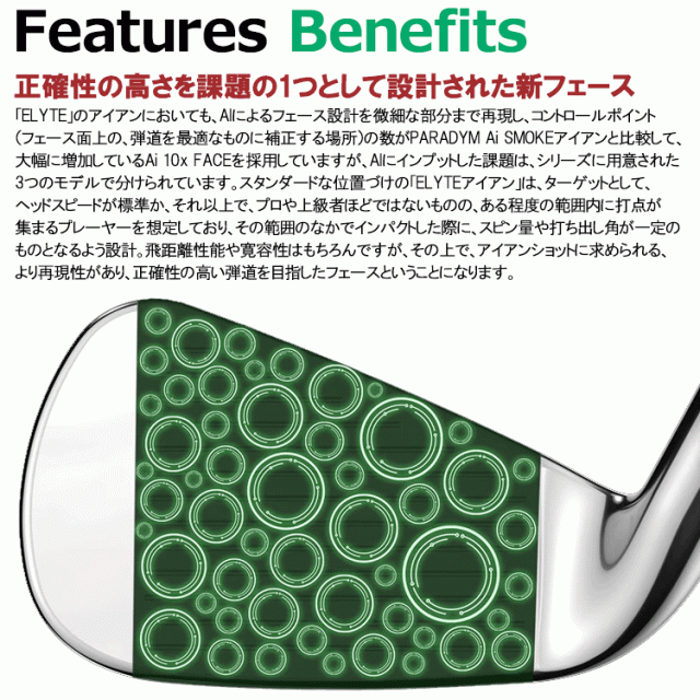 キャロウェイ エリート エックス ELYTE X アイアン 5本セット Callway