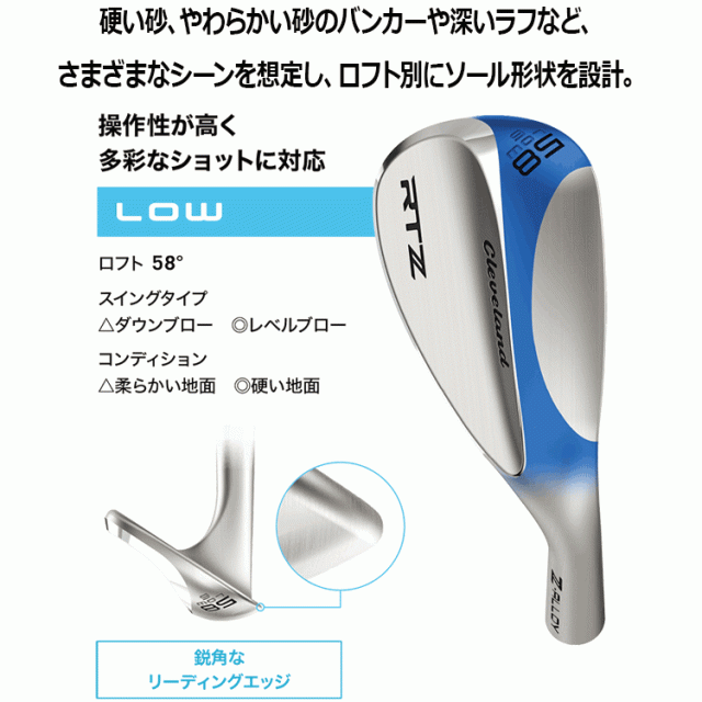 クリーブランド RTZ ブラックサテン ウエッジ N.S.PRO 950GH neo スチールシャフト 2025モデル 日本仕様