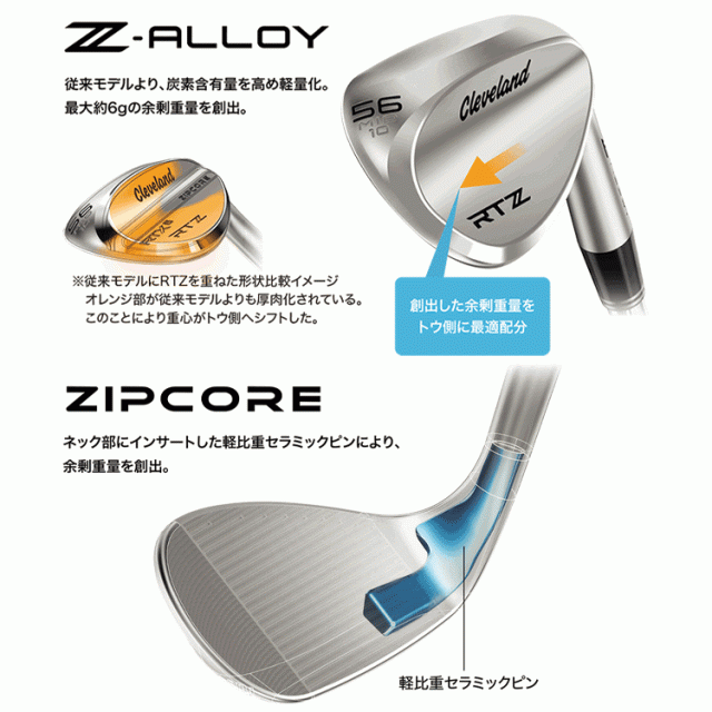 クリーブランド RTZ ブラックサテン ウエッジ N.S.PRO 950GH neo スチールシャフト 2025モデル 日本仕様