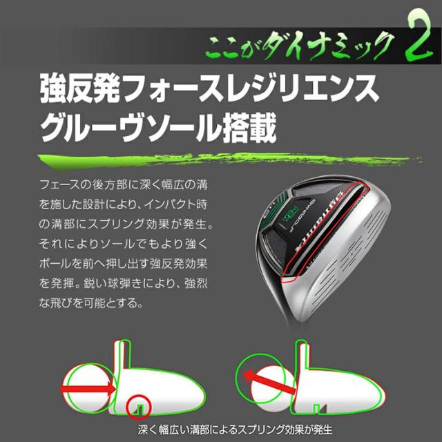 ダイナゴルフ ダイナミクス ユーティリティ U7 ルール適合 ワークテック飛匠シャフト_3