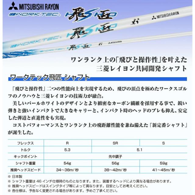 ダイナゴルフ ダイナミクス ユーティリティ U7 ルール適合 ワークテック飛匠シャフト_7