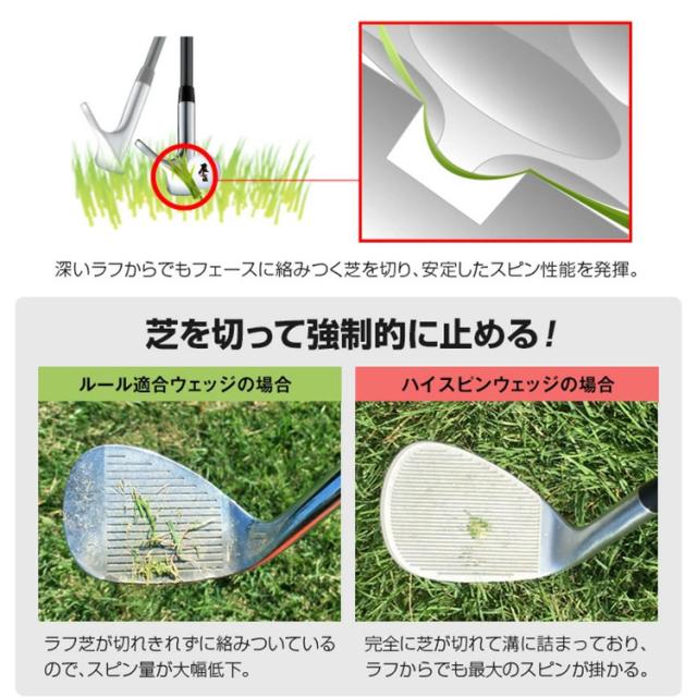 【2本セット】ダイナゴルフ ダイナミクスハイスピン ウェッジ レフティ 標準カーボンシャフト_6