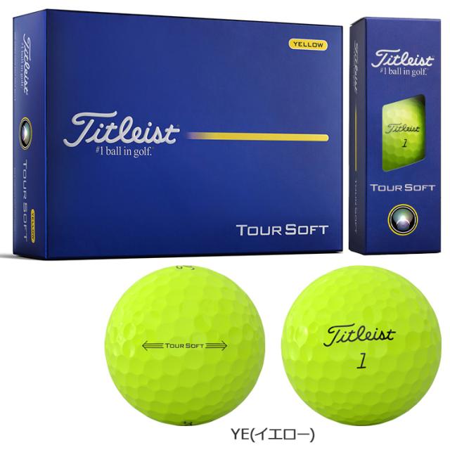 【3ダースセット】タイトリスト ツアー ソフト Tour Soft ゴルフボール 3ダース 36球入り 2026モデル 日本正規品