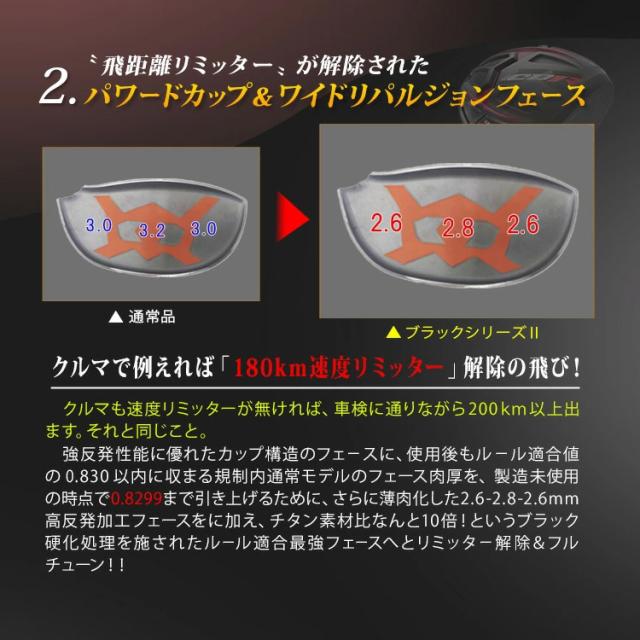 ワークスゴルフ マキシマックス ブラックシリーズ2 ドライバー ルール