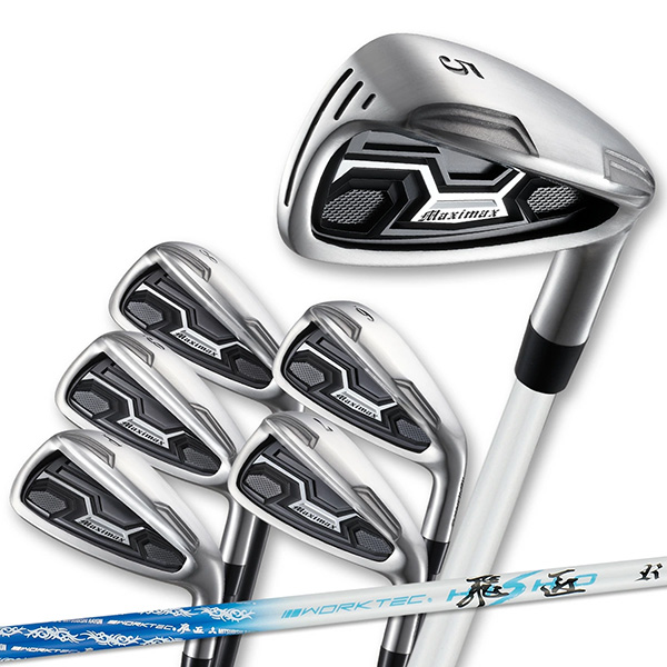 ワークスゴルフ CBRブラックプレミア アイアン 6本セット ルール適合 高反発 プレミア飛匠・極シャフト