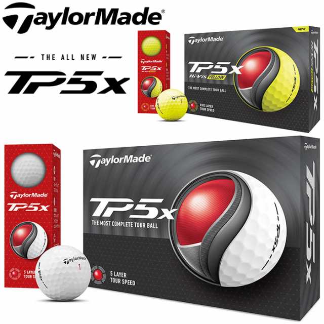 テーラーメイド ゴルフ New TP5x ゴルフボール １ダース (12p) 2024モデルの通販は