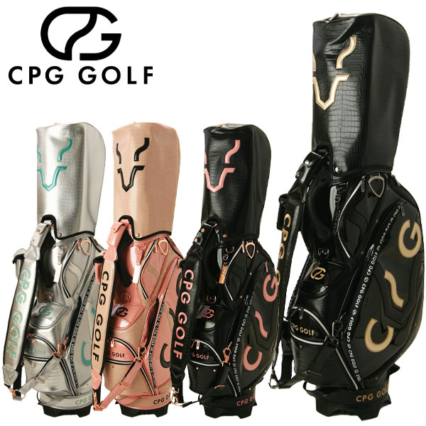 CPG GOLF エナメル コンビ キャディバッグ 9.5型 ENAMEL COMBI CADDY BAG ゴルフ 4519-24242 2024年モデルの通販は