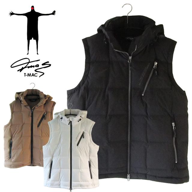 T-MAC ティーマック ゴルフ グラフェンMIXダウンベスト メンズ 2025秋冬 ゴルフウェア 7415317125