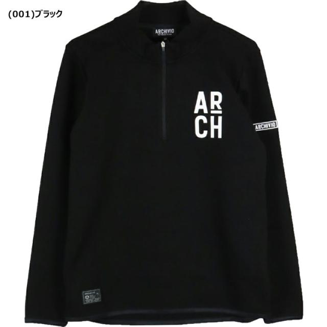 新品】 ARCHIVIO アルチビオ ハイネック プルオーバー ハーフジップ