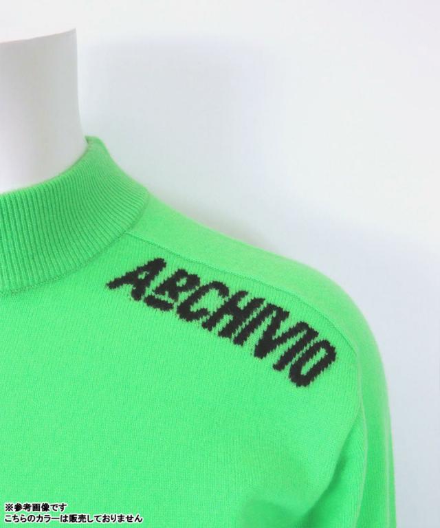 アルチビオ 秋冬 ゴルフ カシミヤ100％肩ロゴニット 長袖 メンズ A428102