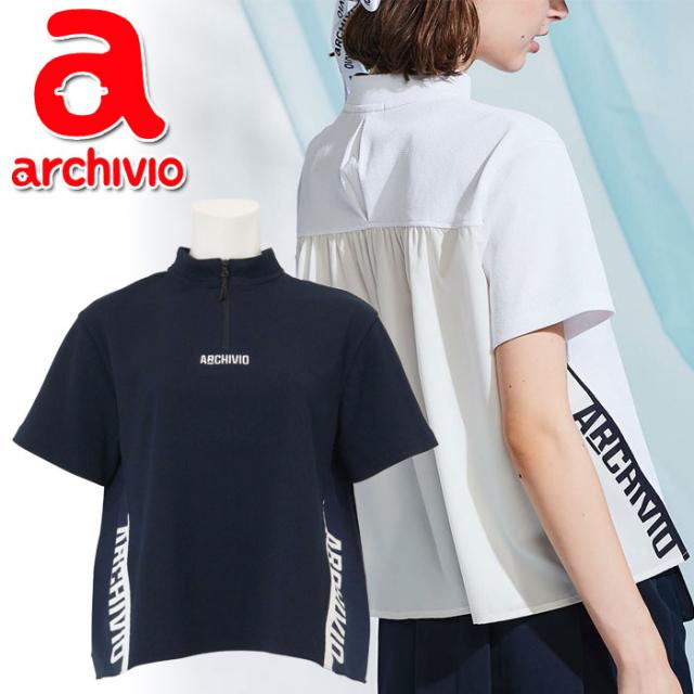 アルチビオ ゴルフ バックギャザーUV速乾プルオーバー 半袖 レディース A459417