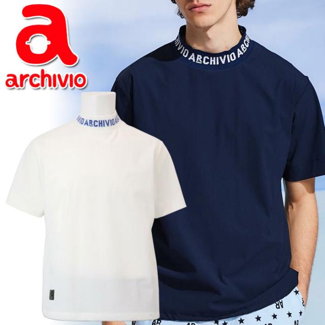 アルチビオ 春夏 ゴルフ ロゴネック半袖プルオーバー 半袖 メンズ A469306