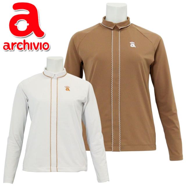 アルチビオ 秋冬 ゴルフ スカラップステッチ UV速乾プルオーバー 長袖 レディース A519806