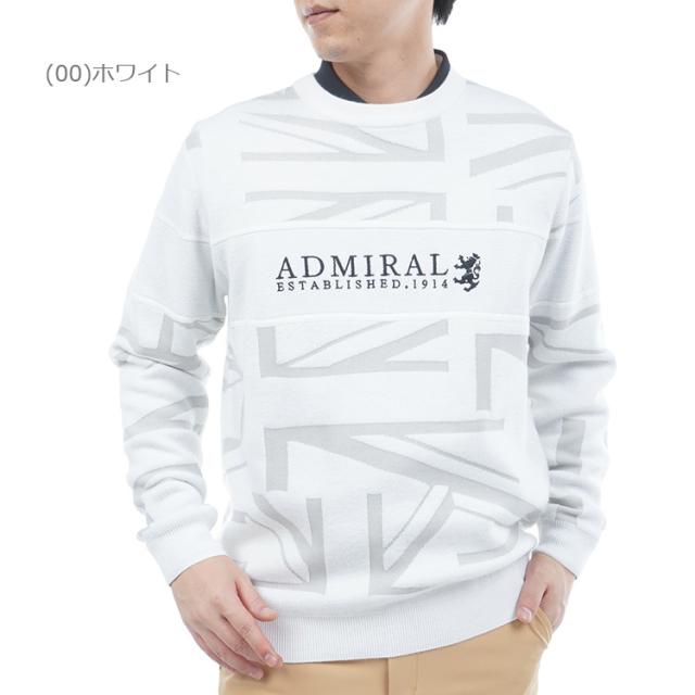アドミラルゴルフ UJジャガード クルーネックセーター メンズ 2025秋冬 ゴルフウェア ADMA564_9