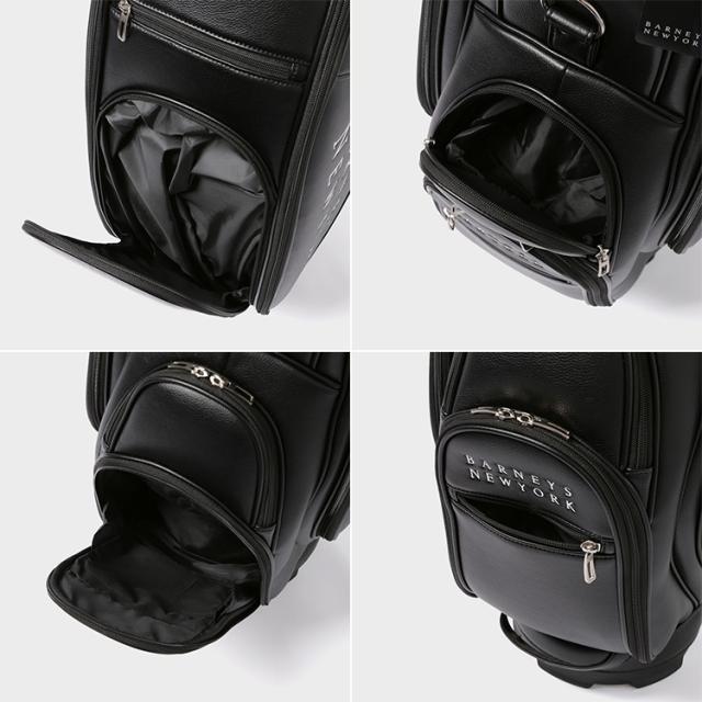 バーニーズニューヨーク Synthetic leather BLACK キャディバッグ 9型