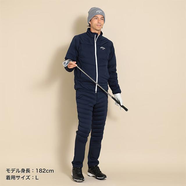 キャロウェイ◇スター ストレッチ ゴルフパンツ ネイビーL 保温パンツ キャロウェイ◇スター ストレッチ ゴルフパンツ ネイビーL 保温