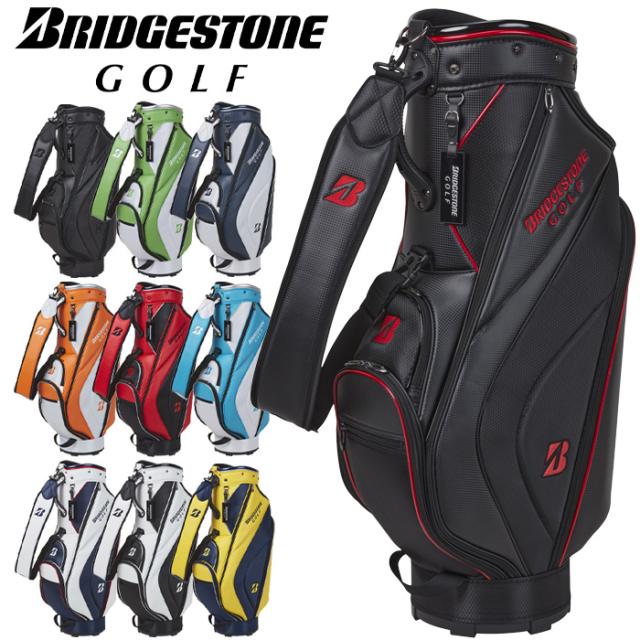 【新品未使用】ブリヂストンゴルフ キャディバッグ CBG422（トリコロール） 無料名入れサービス】 軽量ベーシックモデル(WH（白）): ギア