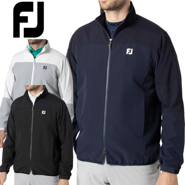フットジョイ TWINSOF 撥水 長袖フルジップウィンドジャケット メンズ 2024秋冬 ゴルフウェア FJ-F24-O11 9,240円