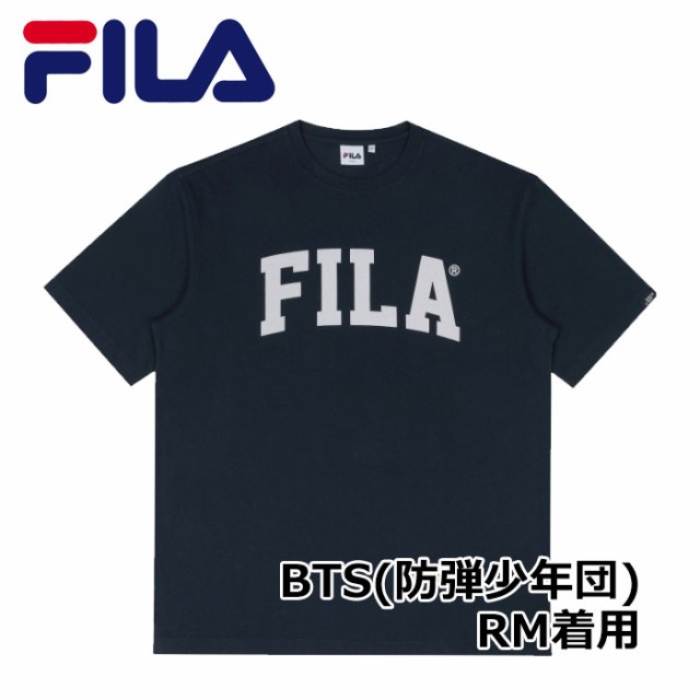 メール便送料無料 Fila Bts フィラ Tシャツ Rm着用モデル 半袖 クルーネック Fm9357 メンズ レディース 年春夏の通販はau Pay マーケット Big Saleクーポン対象 ジーゾーン ゴルフ Au Pay マーケット店