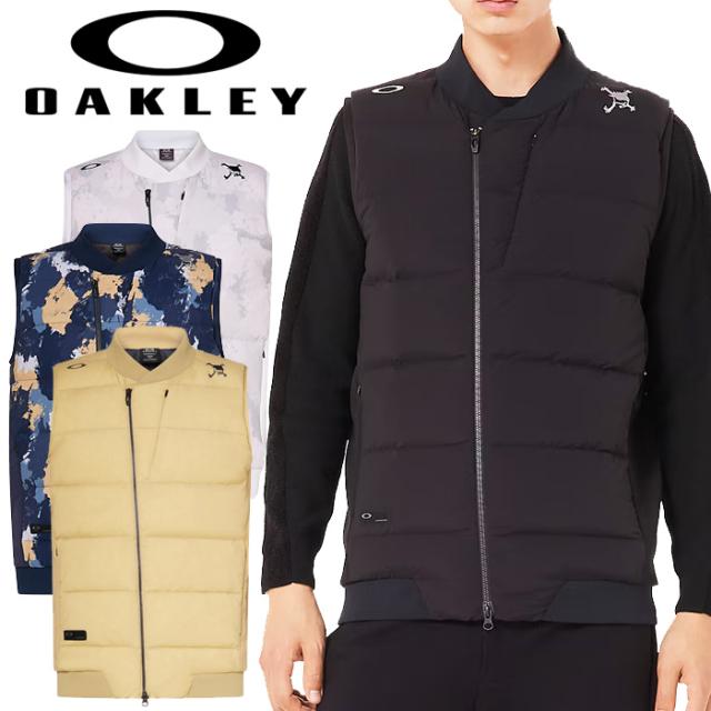オークリー ゴルフ SKULL DIAGONAL DOWN VEST ダウンベスト