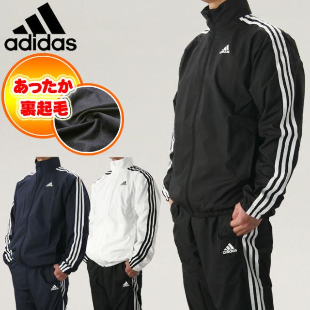 アディダス M Musthaves ストライプス ウインドブレーカー 裏起毛 上下セット メンズ Fyk45 Fyk46の通販はau Pay マーケット ジーゾーン ゴルフ Au Pay マーケット店