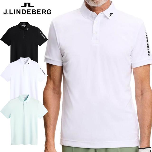 ジェイリンドバーグ Tour Tech Slim Fit ポロシャツ メンズ 2026春夏 ゴルフウェア 07125241