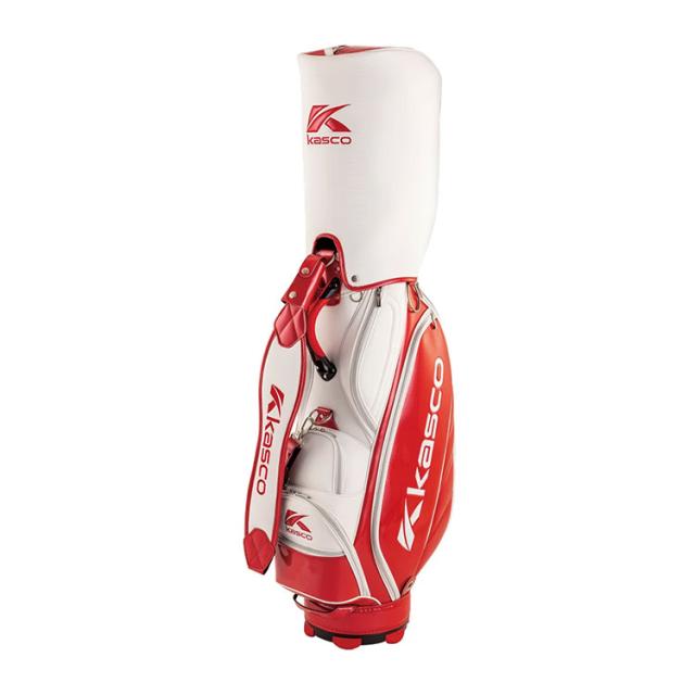 キャスコ プロレプリカキャディバッグ KS‐0103 ホワイト\ネイビー 楽天