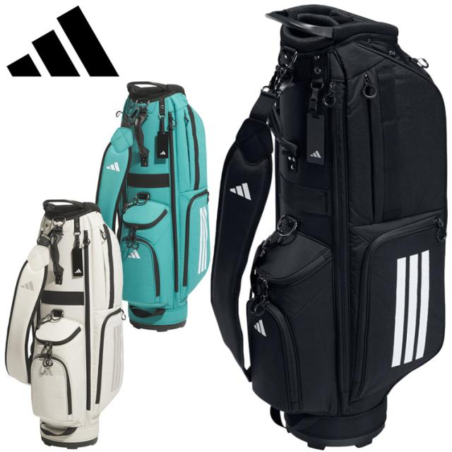 アディダス ゴルフ スリーストライプス コーデュラ キャディバッグ 8.5