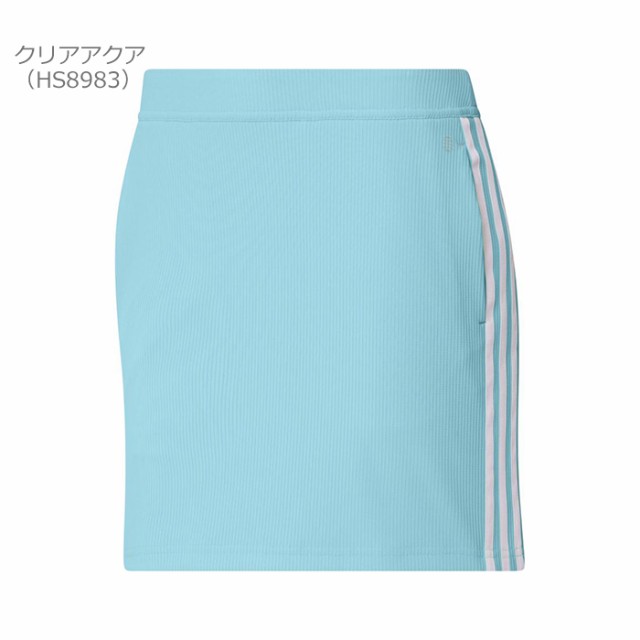 adidas スカート スリーストライプス ストレッチプルオン