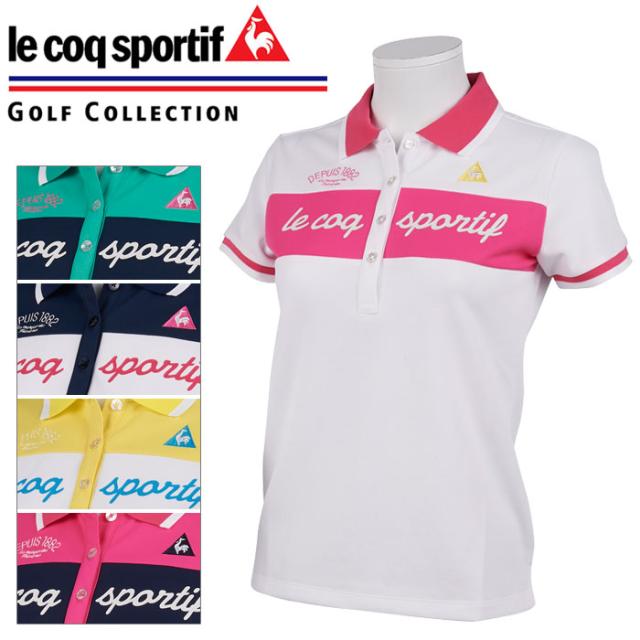 メール便対応 ルコックゴルフ ロゴプリントカラーブロック 半袖ポロシャツ レディース Qgwrja08 ゴルフウェア 21春夏 新作の通販はau Pay マーケット ジーゾーン ゴルフ Au Pay マーケット店