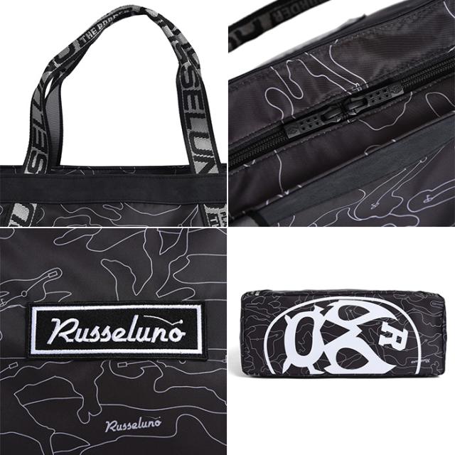 ラッセルノ ゴルフ COURSE MAP CAMO GOLF BAG キャディバッグ