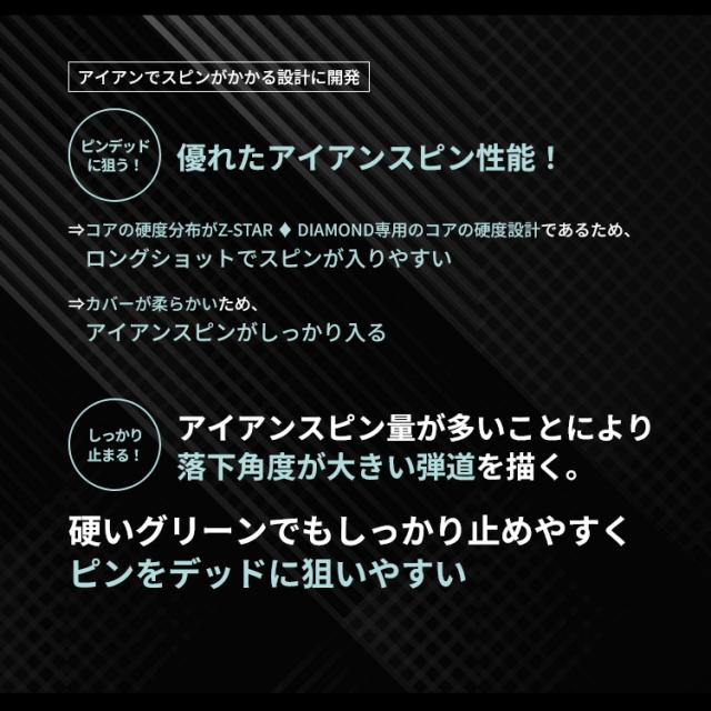 【3ダースセット】スリクソン Z-STAR ◆ ダイヤモンド ゴルフボール 3ダース(36球入り) 2025モデル_3