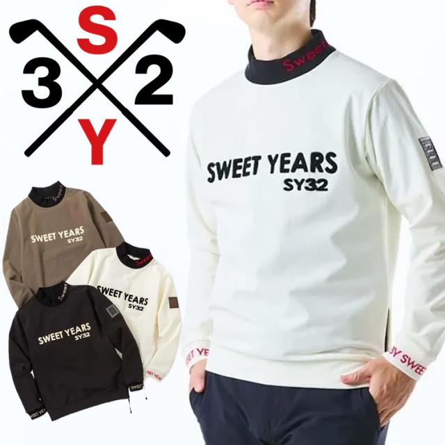 SY32 ゴルフ STORM BACK BOA フリースシャツ メンズ 2025秋冬 ゴルフウェア SYG-25A1-45