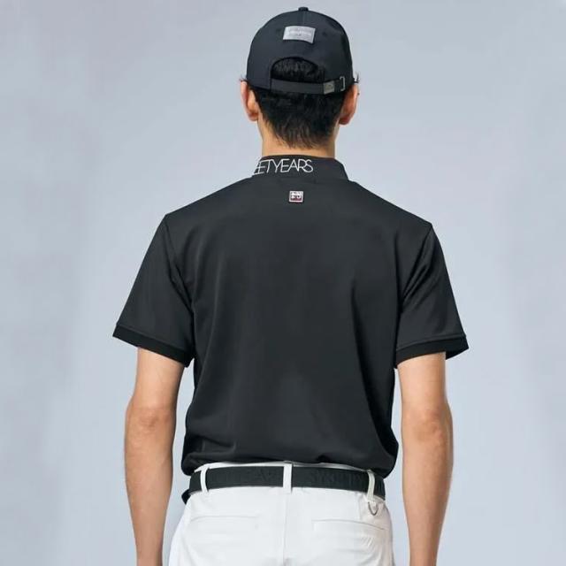 SY32 ゴルフ BACK STRIPE WAVE 半袖モックネックシャツ メンズ 2026春夏 ゴルフウェア SYG-26S1-11_3