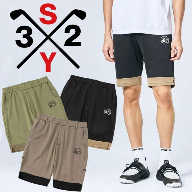 SY32 ゴルフ METAKOZO コラボ ハーフパンツ メンズ 2026春夏 SYG-26S1-15META 9,363円