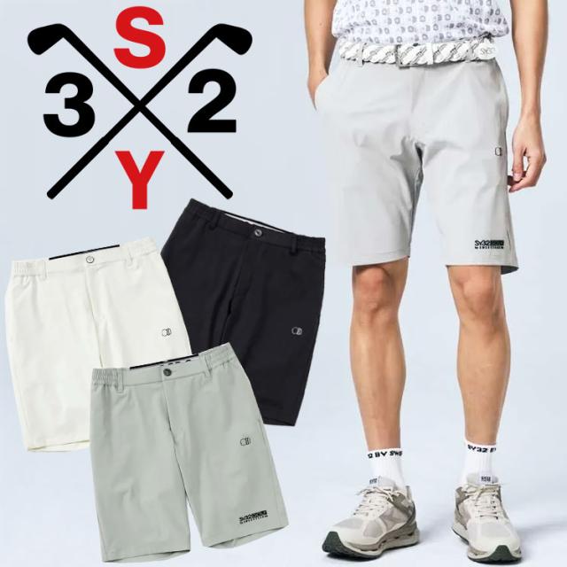 SY32 ゴルフ MINI HERRINGBONE ショートパンツ メンズ 2026春夏 SYG-26S1-46 13,306円