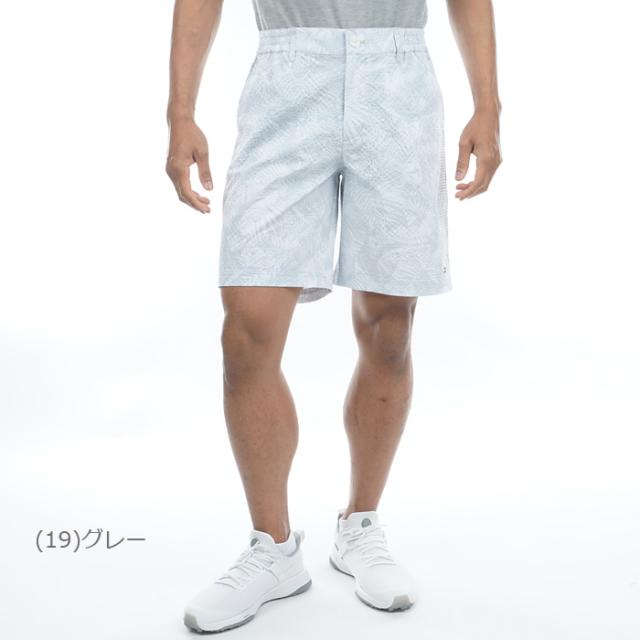 トミーヒルフィガー ゴルフ リーフプリント ショートパンツ
