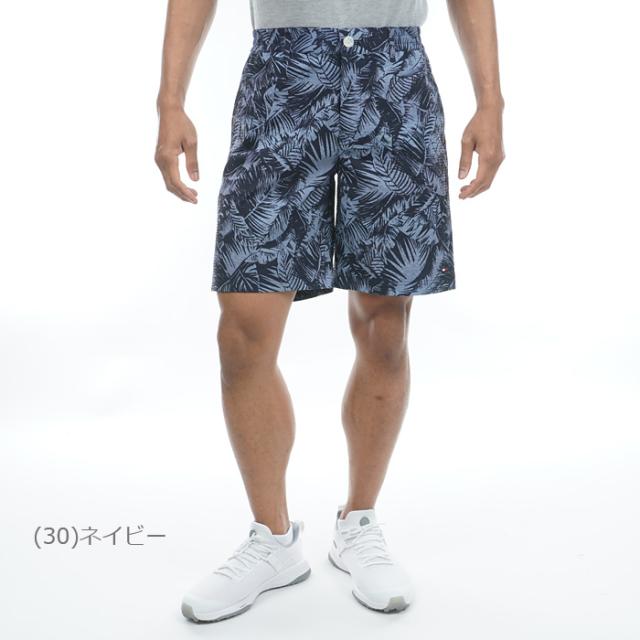 トミーヒルフィガー ゴルフ リーフプリント ショートパンツ
