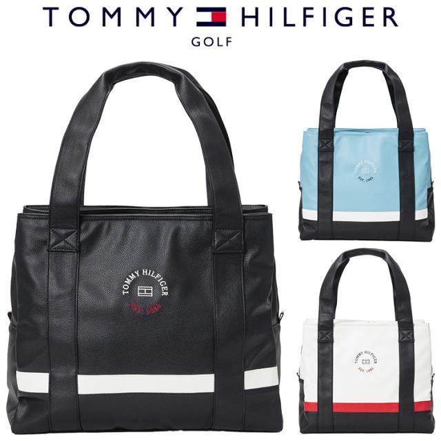 トミーヒルフィガーゴルフ フラッグロゴ トートバッグ THMG5FT4 2025モデル 日本正規品
