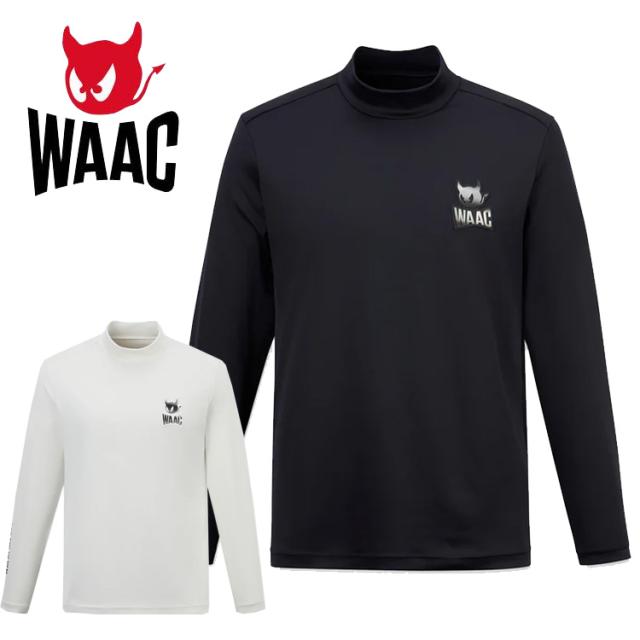 WAAC ワック PLAYERS EDITION モックネックシャツ メンズ 2025秋冬 ゴルフウェア 072254031 日本正規品