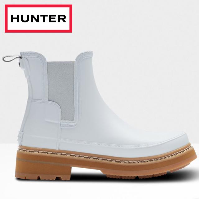 HUNTER ハンター レディース リファインド スティッチ ディテール チェルシー ブーツ WFS2100RMA-SRR