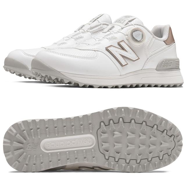 ニューバランスゴルフ 574 v4 SL ボア スパイクレス レディース ゴルフ